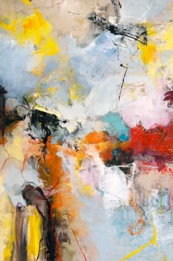 New Malerifabrikken Free Form / Blandet maleri / 90 X 120 cm Multi