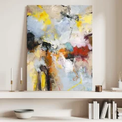 New Malerifabrikken Free Form / Blandet maleri / 90 X 120 cm Multi