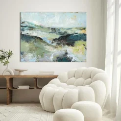 New Malerifabrikken Mountain / Blandet maleri / 120 X 90 cm Green