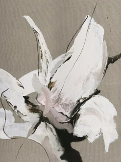 Hot Malerifabrikken Hørmaleri / Madaire / 90x120 Cm Hvid