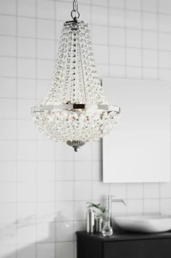 Hot Markslöjd GRÄNSÖ krystallysekrone Krom/Transparent