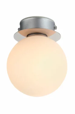 Outlet Markslöjd Lofts-/Væglampe Mini 1L, IP44 Krom / vit