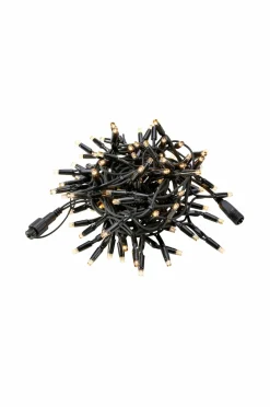Outlet Markslöjd Lyskæde Crab CHRISSLINE 100L LED Orginal Extra Sort mat sort