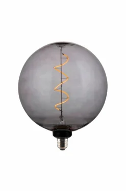 Clearance Markslöjd Lyskilde Globe E27 4W Soft LED 200 mm Røgfarvet