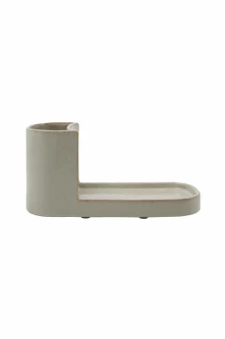 Outlet Meraki Brush And Soap Holder Datura Shellish Grey