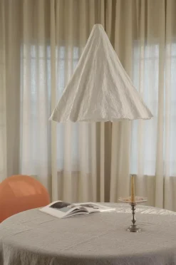 Clearance Mimou Loftlampe Wrinkle i håndlavet papir Hvid