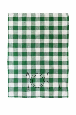 Clearance Mimou Tehåndklæde Plate Green