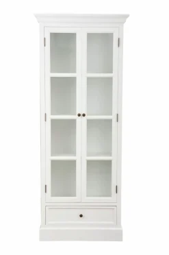 Best Nordic Furniture Group Vitrineskab Bristol, 2 låger Hvid