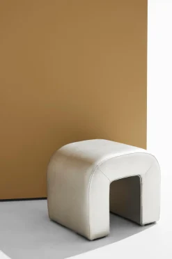 Clearance Pastill Odette puf PU sølv