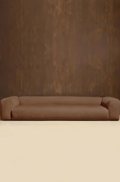 Discount Pastill Wenju sofa 4 sæder Mørkebrunt fløjl