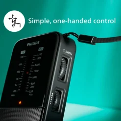 New Philips Batteridrevet lommeradio No color