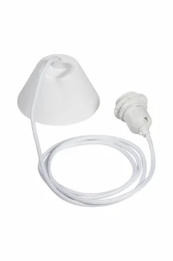 Clearance PR Home Loftophæng tekstil 2,1 m. Ujordet Hvid