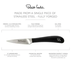 Discount Robert Welch Grøntsagskniv/skærekniv Signature 8cm/ 3 Sort/stål