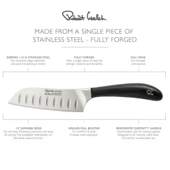 Discount Robert Welch Santokukniv Signature 14cm/ 5,5 Sort/stål
