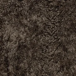 Outlet Skinnwille Fåreskind Curly Dobbelt Brown mellange