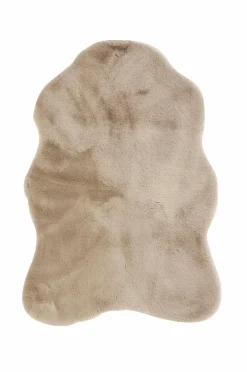 Discount Skinnwille Pelstæppe Fluffy TAUPE