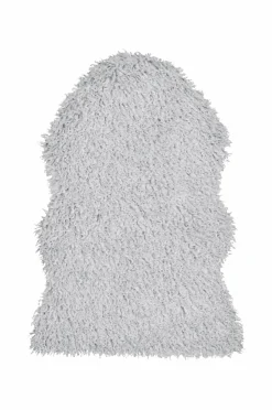 Hot Skinnwille Skind imitation Wooly Sølvfarvet