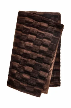 Online Skinnwille Tæppe Browny Chokolade