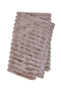 Online Skinnwille Tæppe Liny Taupe
