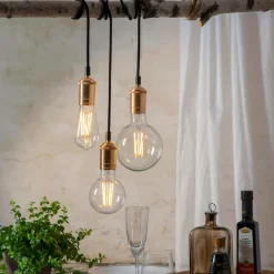Clearance Star Trading E27 G125 Blød glød 3-trins Glas