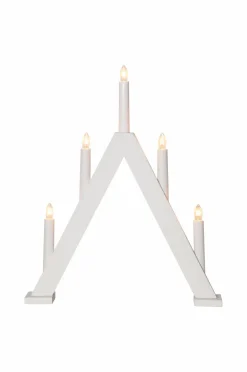 Outlet Star Trading Lysestage Albo lille 41cm Hvid