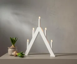 Outlet Star Trading Lysestage Albo lille 41cm Hvid