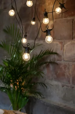 Hot Star Trading Lyskæde Small Circus Filament, 20 led-pærer Sort