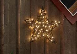 New Star Trading Outdoordecoration Vicke Star 40cm Brun