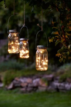 Star Trading Solcellelanterne Jamjar Transparent