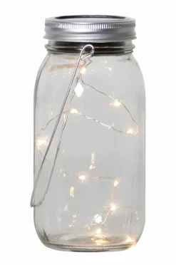 Star Trading Solcellelanterne Jamjar Transparent