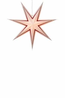 Star Trading Stjerne Stribe 80cm Rød