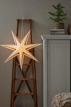 Star Trading Stjerne Stribe 80cm Rød