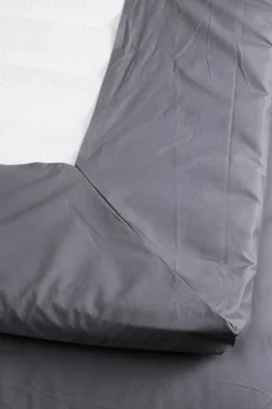 Clearance Varnamo of Sweden Kuvertlakan Percale Mörkgrå