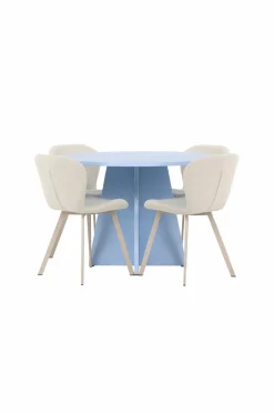 Best Venture Home Spisebord Bootcut med Lilja-stol Beige