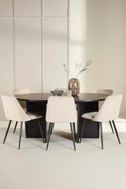 Best Venture Home Spisebord Strada med stol Night Beige