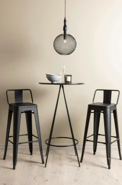 Venture Home Spisegruppe Bistro med 2 stk. stole Tempe Black