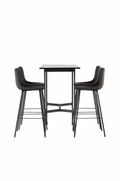Sale Venture Home Spisegruppe Rax med 4 stole Alexi Black