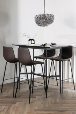 Sale Venture Home Spisegruppe Rax med 4 stole Alexi Black
