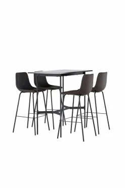 Sale Venture Home Spisegruppe Rax med 4 stole Alexi Black