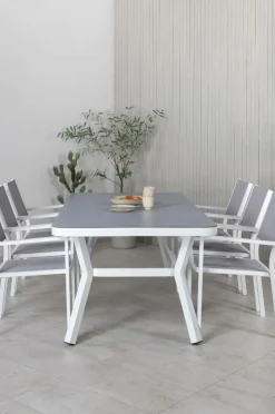 Sale Venture Home Spisegruppe Virya med 6 stole Copacabana White