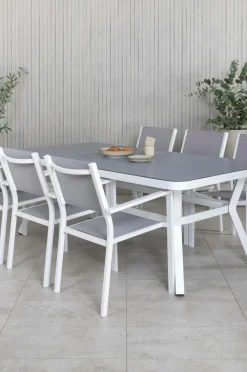 Sale Venture Home Spisegruppe Virya med 6 stole Copacabana White