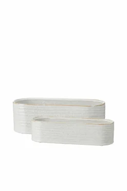 Best Wikholm Form Gryde oval bred Elfrida Offwhite