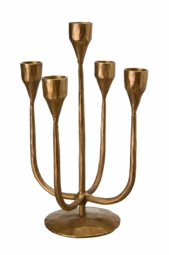 Wikholm Form Lysestage x 5 Priya Antik guld