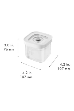 Best ZWILLING Forvaringsboks Fresh & Save Cube S Hvid, gennemsigtig