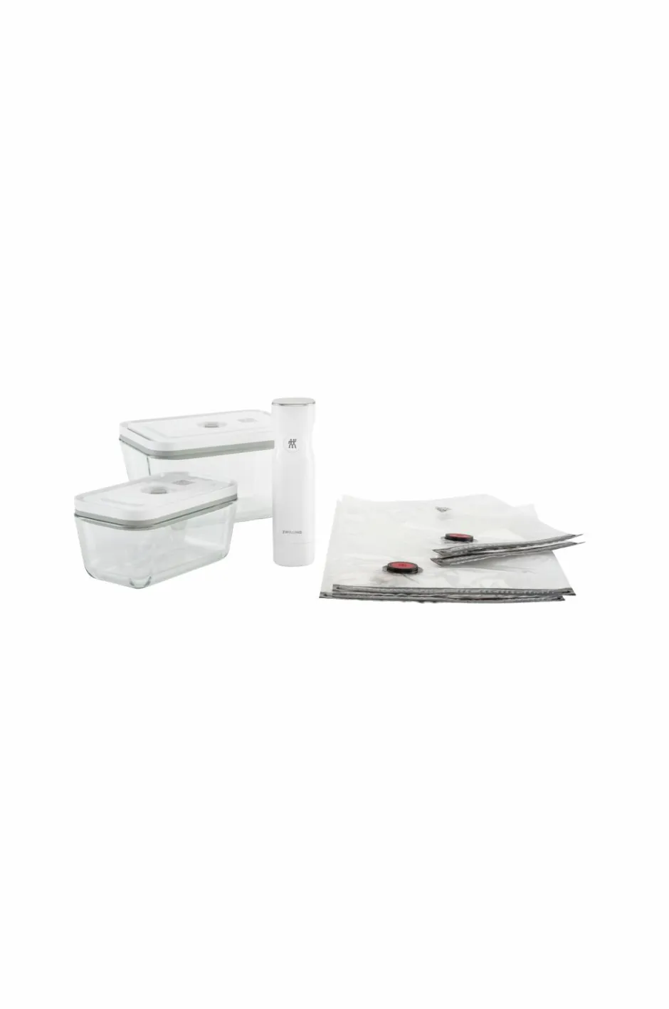 Best ZWILLING Startsæt Vakuum Glas Fresh & Save 7 dele WHITE