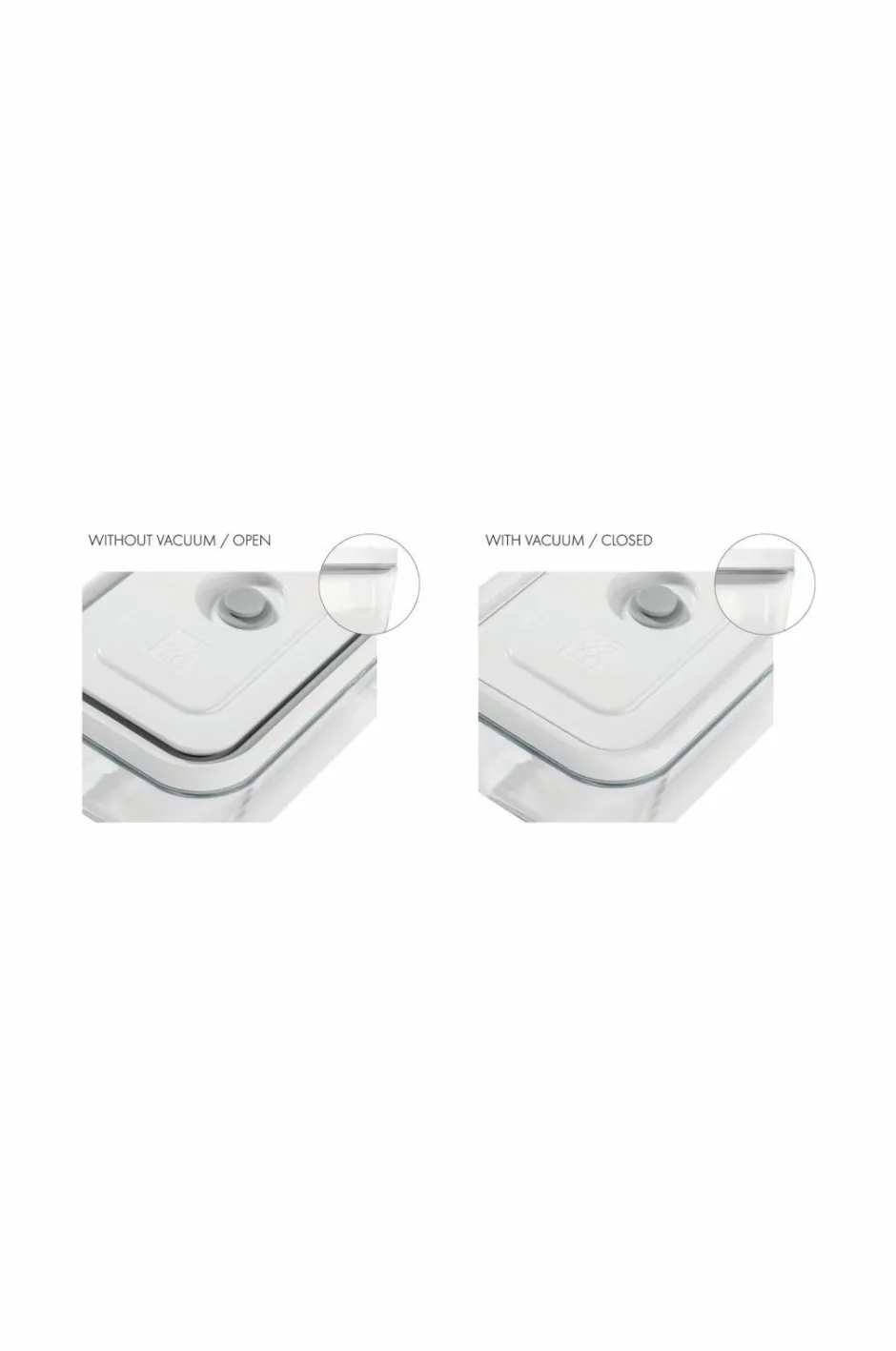 Best ZWILLING Startsæt Vakuum Glas Fresh & Save 7 dele WHITE